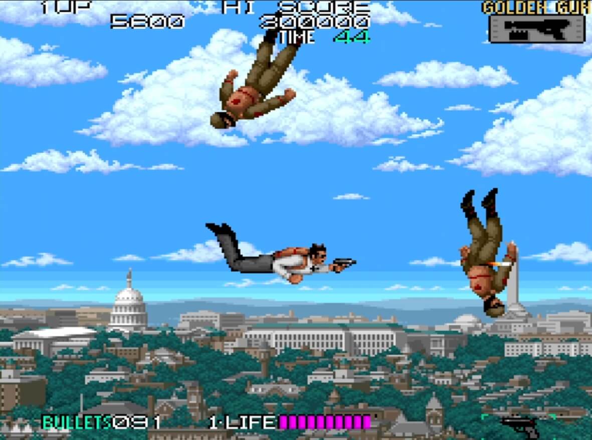 Secret Agent - геймплей игры Arcade